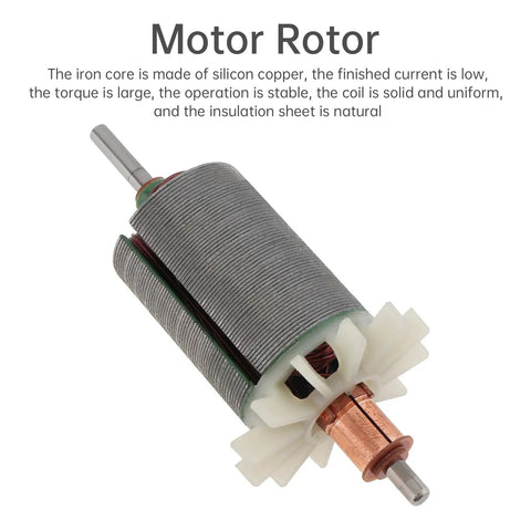 Motor rotor for Two Pack 24V DC Motors, 25,000 RPM High Speed Drive Motors, Replacement Electric Car Motors, Engine Upgrade