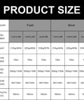 Product size chart for Heavy Duty Electric Pallet Stacker With Rock Solid Hydraulic Rig Designed To Haul 1100 Lb Pallets.