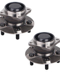 Two Piece Rear Wheel Hub Bearing Assembly Kit For 2003 Through 2008 Pontiac Vibe 2000 Through 2005 Toyota Celica And 2003 Through 2008 Corolla Matrix FWD Non ABS Reliable OE Quality Hubs With Durable Bearings Ready To Install, front view.