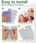 Vertical Blinds Slats Repair Kit with Transparent PVC Tabs and Strong Adhesive No Tools Needed Easy Fix steps