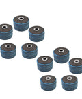 Stacks of 100 Pack Zirconia Flap Discs 4-1/2 By 7/8 Inch, 40 Grits Premium Grinding Sanding Discs for Metal