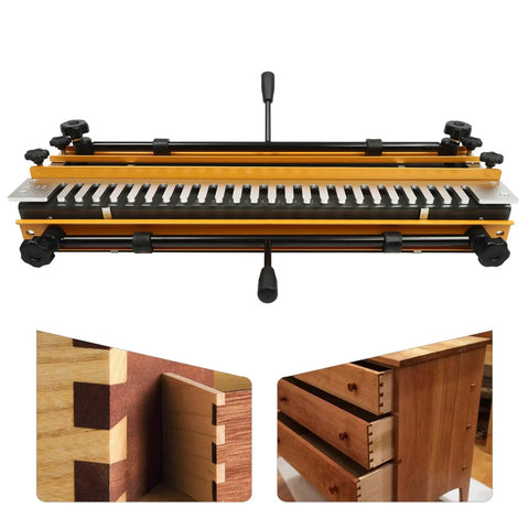 Built Tough 24 Inch Dovetail Jig Kit For Woodworking Pro Grade Precision Aligner with steel and aluminum construction.