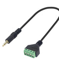 3.5Mm Audio Terminal Block 1/8 Inch TRRS Screw Connector for easy audio connections with secure screw terminals.