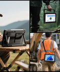 Hard As Nails Rugged Windows 11 Tablet With 16GB Ram And 256GB Storage Pumping Out A Crisp 10 95 Inch used outdoors in various tasks.