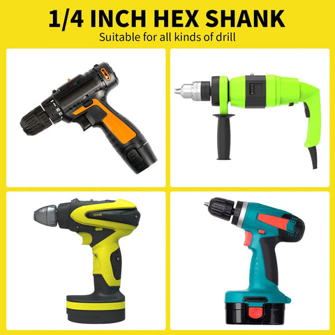 Four Pack Drill Wire Cup Brushes With 1/4 Inch Hex Shank 0.010 Inch Carbon Steel Coarse Attachments For Rust Removal Upgraded To 72A Steel For Tougher Jobs Heavy Duty Cup Holder Design Fast Rust Busting And Metal Prep
