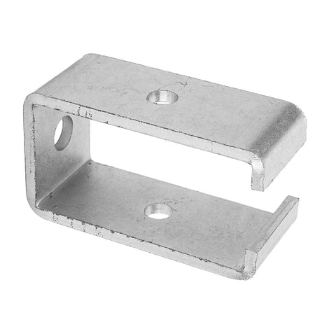 Heavy Duty Track Hanger Bracket For Stainless Steel Channel Trolley Support And Intermediate Hanger Weatherproof Electric Galvanized Finish