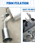 Ford Escape Exhaust Muffler Hanger Bracket Replacement Mount For 2013 2014 2015 2016 2017 2018 2019 That Fits Like A Glove No-Fuss Tailpipe Hanger Aluminum Alloy Durability CV6Z-5K291-K Compatible Easy Install Secure Long-Lasting Exhaust Support showing firm and easy installation on a tailpipe.