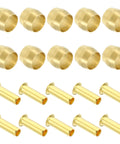 Brass compression ferrules for 1/4 in OD hose, 20-pack kit