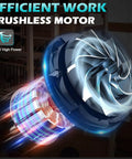 Close-up of brushless motor showcasing 600W power for Heavy Duty Cordless Palm Router Built Tough For Job Site Woodworking Runs Buttery Smooth With Quick Makita 18V Battery Swap And Zero Tangled Cord Hassle.