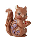 Chipmunk Holding a Nut Mini Figurine From Jim Shore Heartwood Creek Folk Art Collection Handcrafted Multicolor Ornament
