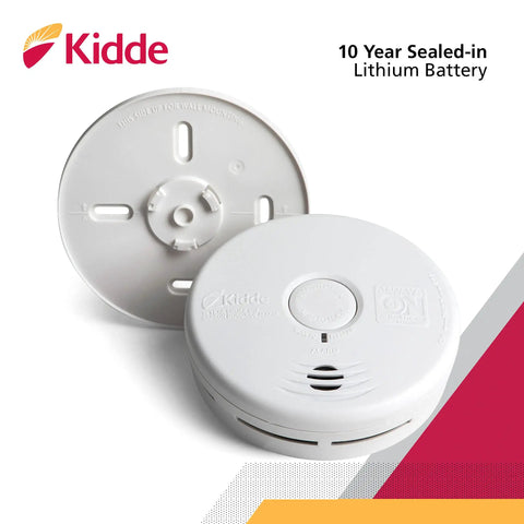 2-In-1 Smoke And Carbon Monoxide Detector Combo With 10 Year Battery For Whole Home Safety White Featuring Photoelectric And Electrochemical Sensors For Fast Reliable Alerts And Peace Of Mind