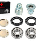 Honda Swingarm Bearing Seal Bolt Lock Nut And Cap Rebuild Kit For DIY Easy Install Fits Recon 250 TRX250X TRX250EX ATV