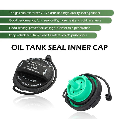 Fuel Filler Cap Replacement For Audi And Volkswagen Cars Black Sealing Gas Cap Durable Tank Cover No Fuss Install Fits 2009 To 2020 Audi Models 5C0201550T 5Q0201550L Compatible Keeps Fumes In Debris Out