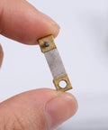 Old School Pendulum Suspension Spring Replacement Kit for Vintage Grandfather Clocks close-up of spring component