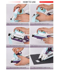 Portable Handheld Labeling Machine For Flat And Curved Surfaces Semi Auto Small Self Adhesive Sticker Gun assembly guide