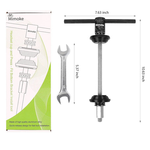 Dope Bicycle Headset Press Tool For Easy Install And Bottom Bracket Press In Works With BB51 BB73 BB86 BB30 BB91 BB92 PF30 Aluminum CNC Handle