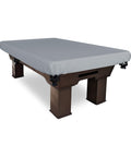 Gray Heavy Duty Outdoor Pool Table Cover With 18 Oz Cover Tuff Waterproof Fabric Weatherproof For Extreme Conditions Fits 96In Wide Table