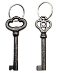 Heavy Duty Solid Brass Skeleton Keys With Antique Finish Plus Two Classic Barrel Designs And Durable Key Rings For Fixing Vintage Door Locks And Adding Dope Retro Decor To Your Home.