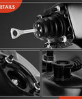 Vacuum Brake Booster Straight Shot Fit For GMC Sierra 1500 And Yukon XL 2500 1999 To 2002 showing detailed connection points and steel components.