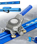 Pro-Grade Tile Cutter Tool For Ceramic And Porcelain Tiles, Heavy-Duty, Double Rail Guide with Suction Cup Alignment