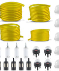 4 Sizes 16 Feet Fuel Line Hose Kit For Zama Stihl Poulan Craftsman Husqvarna Trimmers Chainsaws And Blowers Snap In Primer Bulb
