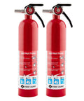 Home1 2 Pack Do It All Home Fire Extinguisher Red UL Rated 1A 10B C All Metal Construction With Commercial Grade Valve And Trigger