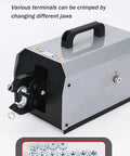 Heavy Duty Pneumatic Crimping Tool Built Solid For Cold Pressed Terminals 6 To 120 MM2 Copper Nose Die with replaceable jaws