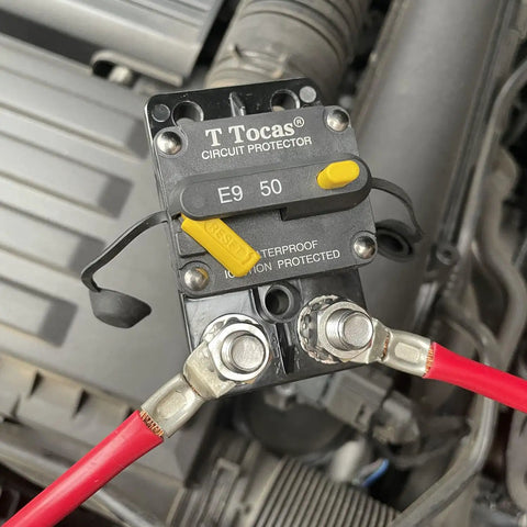 Heavy Duty 150 Amp Circuit Breaker With Manual Reset For 12V To 48V DC Systems Marine ATV Trailer Waterproof