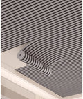 Peel And Stick Ceiling Wallpaper Roll Self Adhesive Wood Grain Wallcovering With Hella Strong 2 6Mm Pvc Layer visible on ceiling