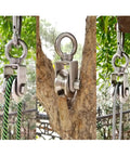 Beefy V Type Swivel Pulley With 360 Degree Rotation Ultra Silent Detachable Duplex Bearing Stainless Steel 304 on tree setup