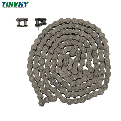 35 Roller Chain Kit With 5 Feet Of Steel Chain Includes 2 Connecting Links And 1 Offset Link Heavy Duty 2100 Lb Tensile Hardened Rollers