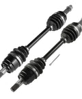 Front Left And Right CV Joint Axle Kit For Honda Foreman 500 4x4 2005-2013 And Rincon 680 4x4 2006-2023 Dual Axle Beefy Replacement Fit For Trx Foreman Rubicon Es Eps Models, black steel pair