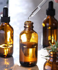 4 Pack 2 Oz Amber Glass Dropper Bottles With Funnel And Labels For Essential Oils And Personal Care Refillable 60ml Tincture Containers for beard oil