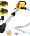 Cordless Stick Water Transfer Pump With 21V Battery And Fast Charger, 750 GPH Flow, 78 Inch Steel Reinforced Hose, 35 Foot Head