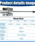 Manual Slag Remover For CNC Cutting Table Slat Cleaner Heavy Duty Steel Scraper Tool dimensions and specifications image.
