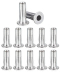 Multi Grip Rivet Nuts 1/4 20 Thread 12 Pieces Pre Bulbed Shank Flat Head Stainless Steel Insert Nuts