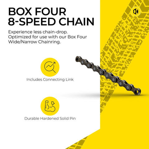 8 Speed Compact Multi Shift Cycling Groupset Kit With Rear Derailleur Shifters 11 To 42T Cassette 116 Link Chain Shift Housing For Mountain Bike Drivetrain Upgrade Ride Ready, 8-speed chain with connecting link
