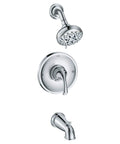 Idora Single Handle Posi Temp Tub And Shower Faucet With Valve Included Chrome Finish Pressure Balancing System With Showerhead