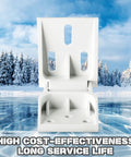 Two Pack Freezer Door Hinges For Haier Fridges, Plastic Counterbalance Hinge Set with 3 Hole Folding Design in winter scene