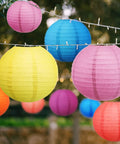 80 Pcs Rainbow Paper Lanterns Set In 4 6 8 10 Inch Sizes Multicolor Ceiling Hanging Decor For Parties Weddings Graduation Home And Classroom Colorful Vibe Boost