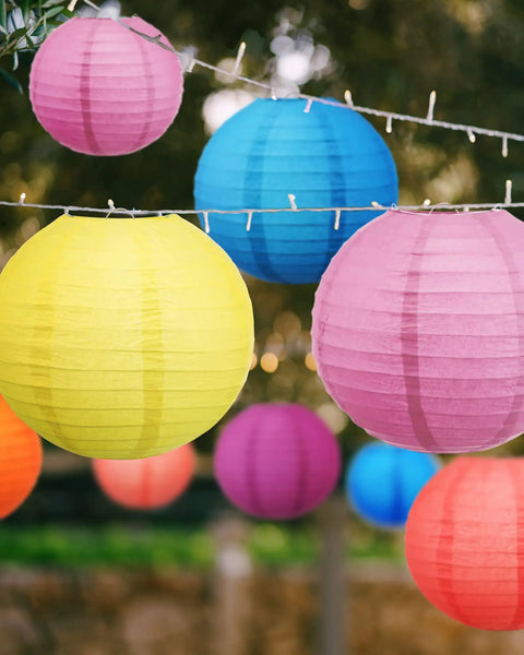 80 Pcs Rainbow Paper Lanterns Set In 4 6 8 10 Inch Sizes Multicolor Ceiling Hanging Decor For Parties Weddings Graduation Home And Classroom Colorful Vibe Boost