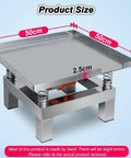 Pro Grade Heavy Duty Concrete Vibration Table Test Bench With Stainless Steel Platform 50 By 50 Cm Low Noise High Power Motor 3000 RPM One To Two MM Amplitude Thick Spring Design For Efficient Concrete Compaction And Stress Testing, 50cm platform