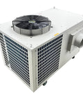 Heavy Duty Industrial Air Conditioner 51100 BTU Portable Spot Cooler Serious Cooling Muscle with fan and vent for outdoor use.
