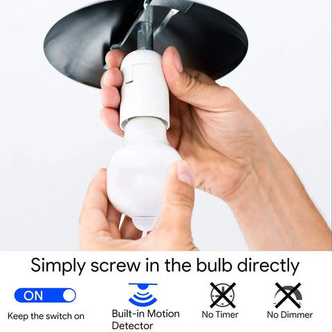 Installing Motion Sensor Light Bulb With Dusk To Dawn No Brainer Auto On Off For Front Door Porch Garage Basement Hallway Closet
