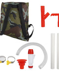 Manual Fertilizer Spreader With Bag For Farm Crops And Garden Use Accurate Measurement Fertilizing Tool parts and accessories