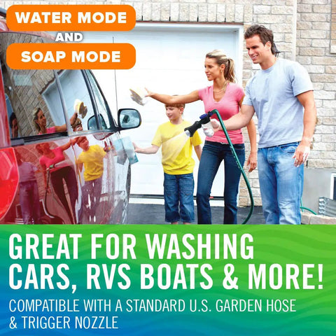 All-In-One Boat Engine Flush And Soap Sprayer Kit For Salt Removal, Hose End Mixer For Outboards And I O, Easy Spray Adapter For Car Cleaning With Premium Firehose Nozzle