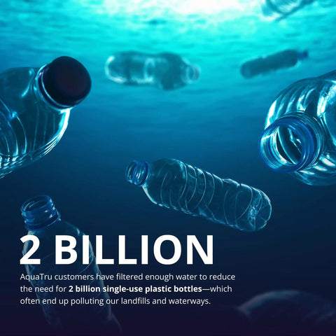 Plastic bottles floating underwater, highlighting environmental impact and potential need for Wall Mounted Bottle Filling Station With Refrigerated Filtered Water Dispenser Touch Free Sensor 9.5 GPH Cooling Capacity Filter Monitor Dope For Schools Offices Gyms.
