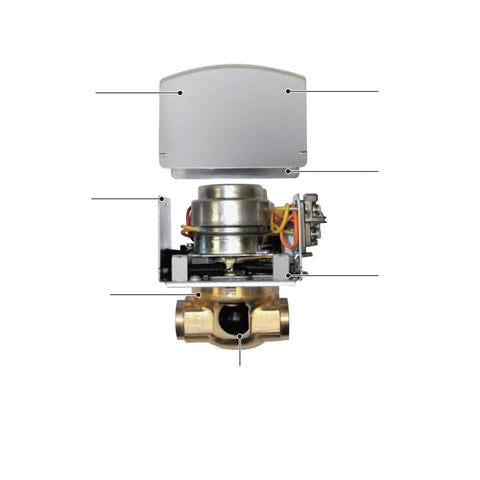 OEM Replacement Motor 6 Inch Leads 50 60Hz HVAC Fan Blower Part 802360JA with visible components and wiring
