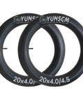 Tough As Nails Heavy Duty 20x4.0/4.5 E-Bike Inner Tubes Set with Butyl Material and Schrader Valve visible in the image