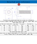 Pro Grade Titanium Alloy Countersunk Screws And Flat Head Bolts Set Ti6Al4V Black Finish M4 M5 M6 M8 12mm Length 4 Pack Built For Heavy Duty Use CNC Finished diagram showing size specifications.